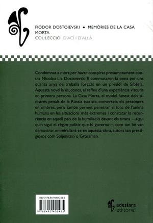 Memòries de la Casa Morta | 9788492405435 | Dostoievski, Fiódor | Llibres.cat | Llibreria online en català | La Impossible Llibreters Barcelona