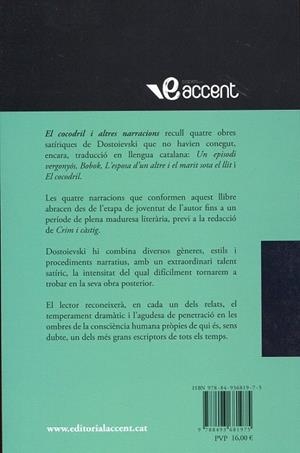 El cocodril i altres narracions | 9788493681975 | Dostoievski, Fiódor | Llibres.cat | Llibreria online en català | La Impossible Llibreters Barcelona