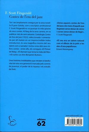 Contes de l'era del jazz | 9788429762082 | Fitzgerald, F.Scott | Llibres.cat | Llibreria online en català | La Impossible Llibreters Barcelona