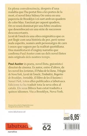 La nit de l'oracle | 9788499306179 | Auster, Paul | Llibres.cat | Llibreria online en català | La Impossible Llibreters Barcelona