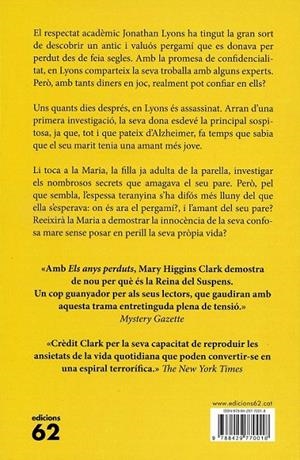 Els anys perduts | 9788429770018 | Higgins Clark, Mary | Llibres.cat | Llibreria online en català | La Impossible Llibreters Barcelona