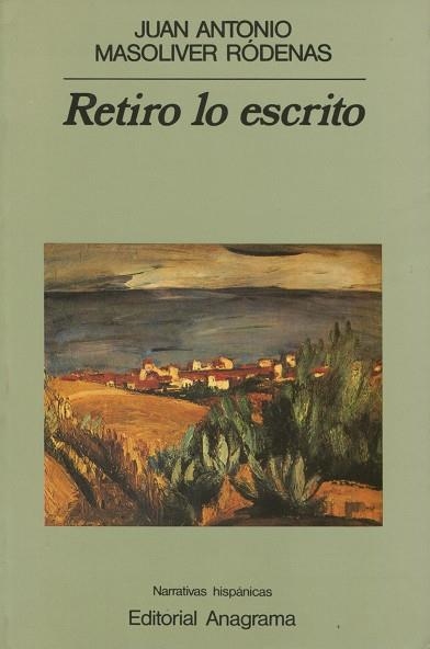 RETIRO LO ESCRITO | 9788433917706 | MASOLIVER RODENAS, JUAN ANTONIO | Llibres.cat | Llibreria online en català | La Impossible Llibreters Barcelona