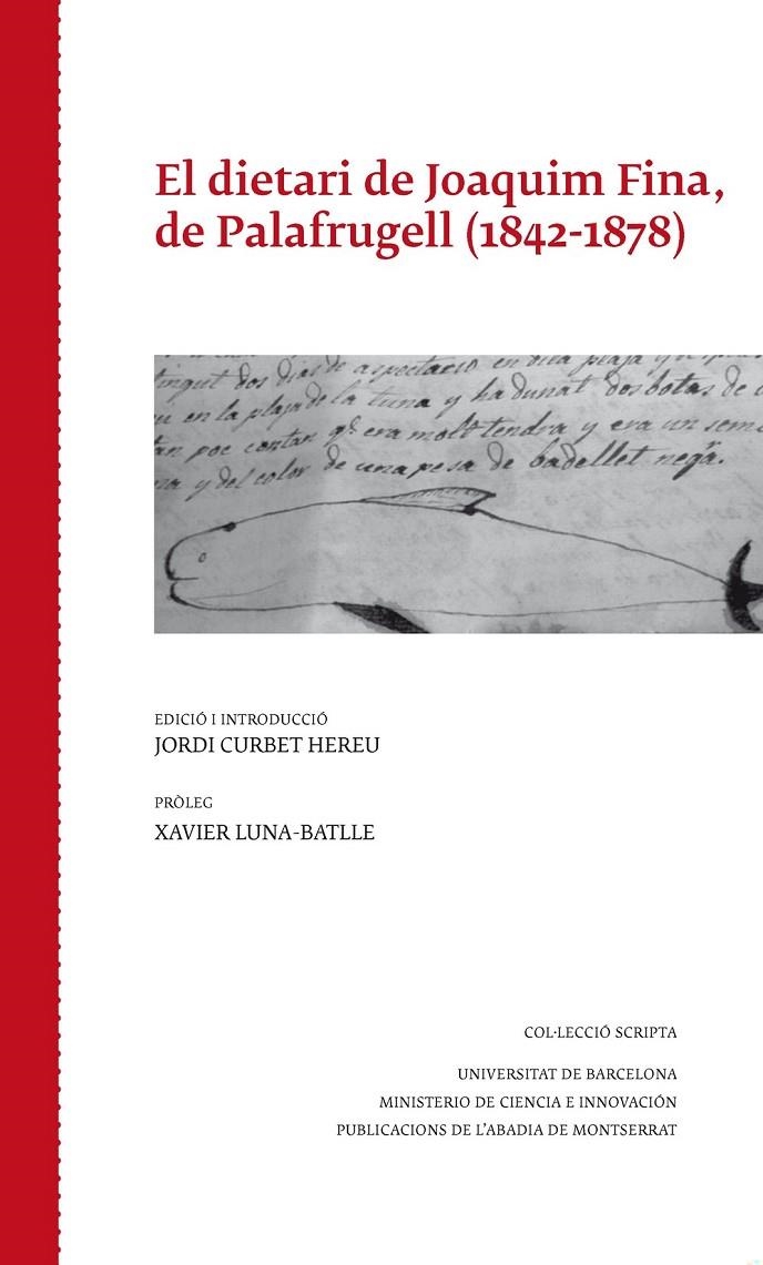 El dietari de Joaquim fina, de Palafrugell (1842-1878) | 9788498835489 | Fina Moner, Joaquim | Llibres.cat | Llibreria online en català | La Impossible Llibreters Barcelona