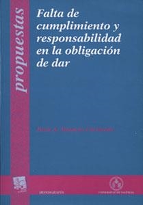 Falta de cumplimiento y responsabilidad en la obligación de dar | 9788437054162 | Tamayo Carmona, Juan A. | Llibres.cat | Llibreria online en català | La Impossible Llibreters Barcelona