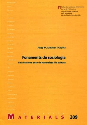 Fonaments de Sociologia | 9788449025969 | Masjuan i Codina, Josep Maria | Llibres.cat | Llibreria online en català | La Impossible Llibreters Barcelona