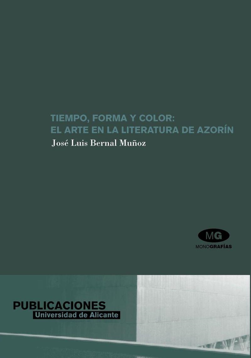 Tiempo, forma y color: el arte en la literatura de Azorín | 9788479086152 | Bernal Muñoz, J. L. | Llibres.cat | Llibreria online en català | La Impossible Llibreters Barcelona