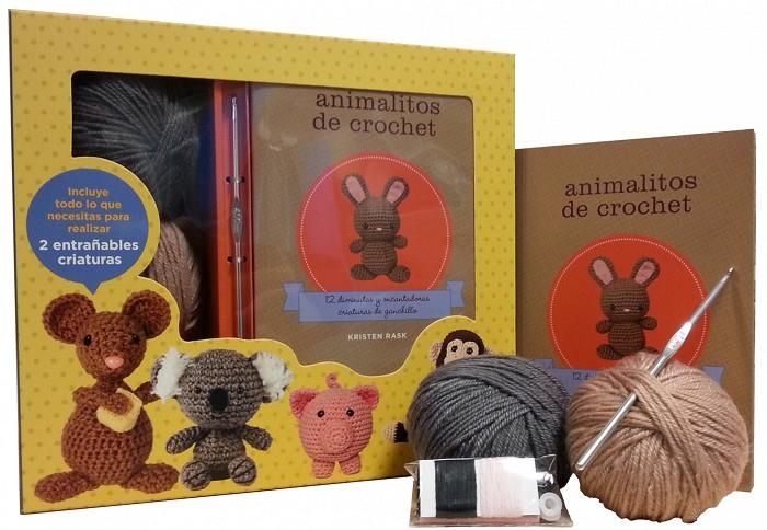 Kit Animalitos de crochet | 9788448008895 | Kristen Rask | Llibres.cat | Llibreria online en català | La Impossible Llibreters Barcelona