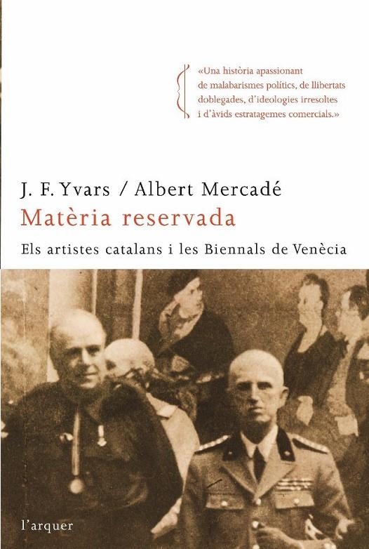 Matèria reservada | 9788466411912 | Yvars Castelló, José Francisco | Llibres.cat | Llibreria online en català | La Impossible Llibreters Barcelona