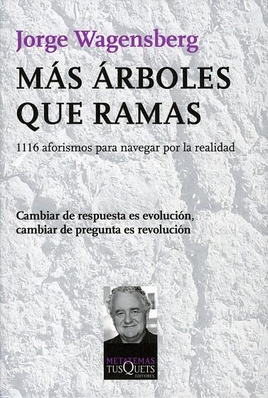 Más árboles que ramas | 9788483834060 | Wagensberg, Jorge | Llibres.cat | Llibreria online en català | La Impossible Llibreters Barcelona