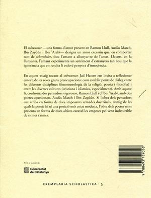 Sobreamor. Ausiàs March, Ibn Zaydûn, Ibn Arabî, Ramon Llull | 9788493759056 | Hatem, Jad | Llibres.cat | Llibreria online en català | La Impossible Llibreters Barcelona