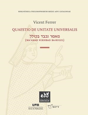 Quaestio de unitate universalis | 9788493759032 | Ferrer, Vicent | Llibres.cat | Llibreria online en català | La Impossible Llibreters Barcelona