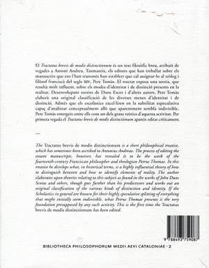 Tractatus brevis de modis distinctionum | 9788493759087 | Tomàs, Pere | Llibres.cat | Llibreria online en català | La Impossible Llibreters Barcelona