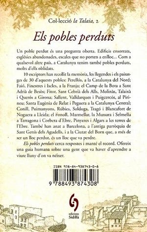 Els pobles perduts | 9788493874308 | Lloveras, Xavier | Llibres.cat | Llibreria online en català | La Impossible Llibreters Barcelona