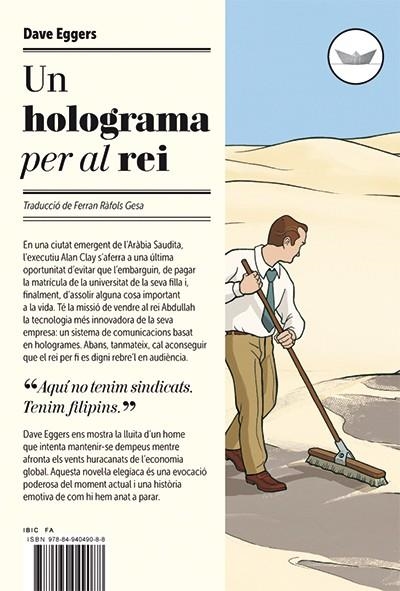 UN HOLOGRAMA PER AL REI  | 9788494049088 | Eggers, Dave | Llibres.cat | Llibreria online en català | La Impossible Llibreters Barcelona