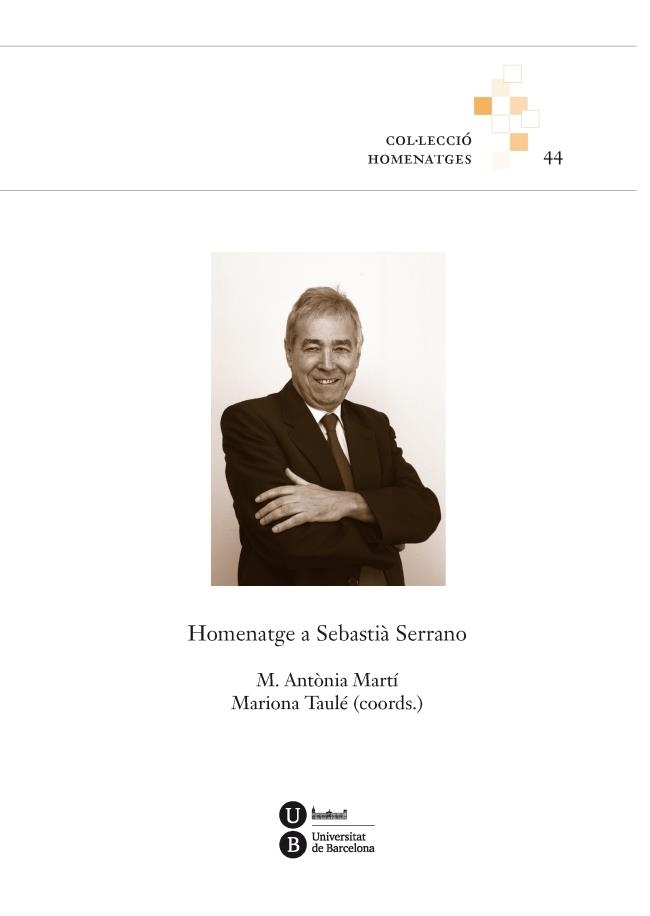 Homenatge a SebastiÃ  Serrano | 9788447538041 | Varios autores | Llibres.cat | Llibreria online en català | La Impossible Llibreters Barcelona