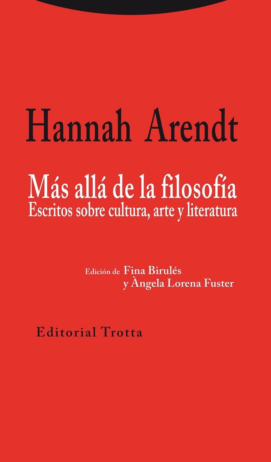 Más allá de la filosofía | 9788498795318 | Arendt, Hannah | Llibres.cat | Llibreria online en català | La Impossible Llibreters Barcelona