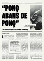 PONÇ ABANS DE PONÇ | 9788472269750 | Autors Diversos | Llibres.cat | Llibreria online en català | La Impossible Llibreters Barcelona