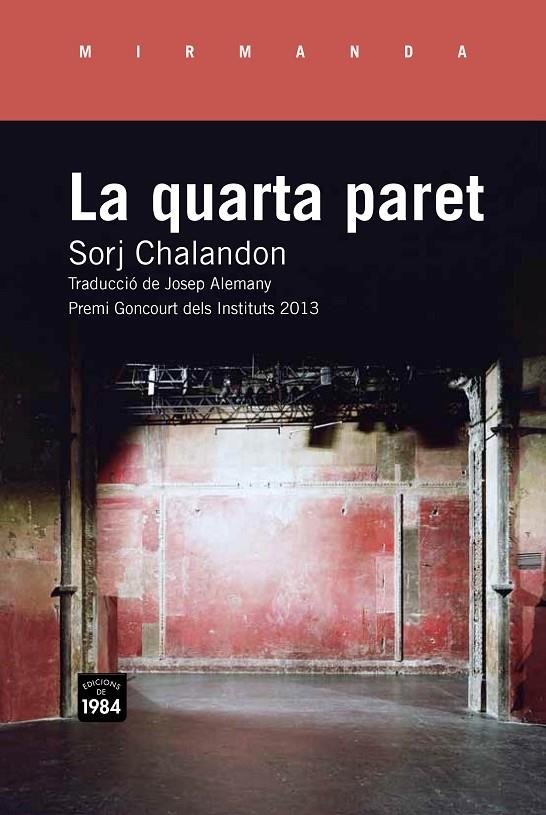 La quarta paret | 9788415835509 | Chalandon, Sorj | Llibres.cat | Llibreria online en català | La Impossible Llibreters Barcelona