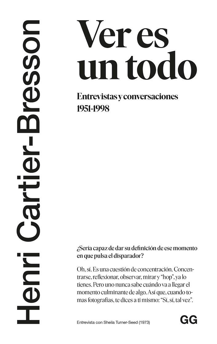 Ver es un todo | 9788425227578 | Cartier-Bresson, Henri | Llibres.cat | Llibreria online en català | La Impossible Llibreters Barcelona