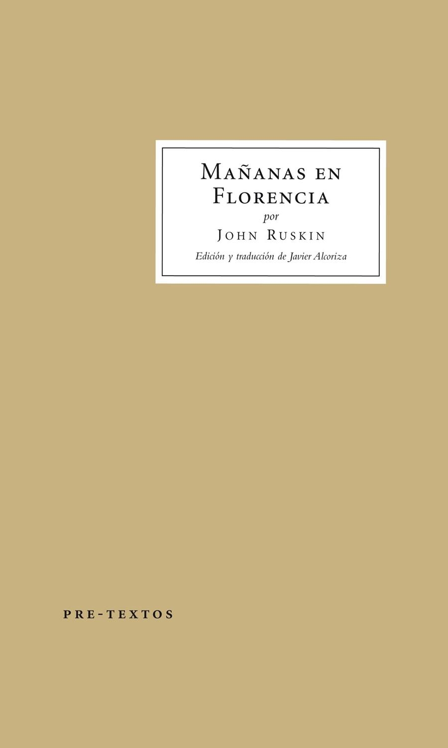 Mañanas en Florencia | 9788416453054 | Ruskin, John | Llibres.cat | Llibreria online en català | La Impossible Llibreters Barcelona