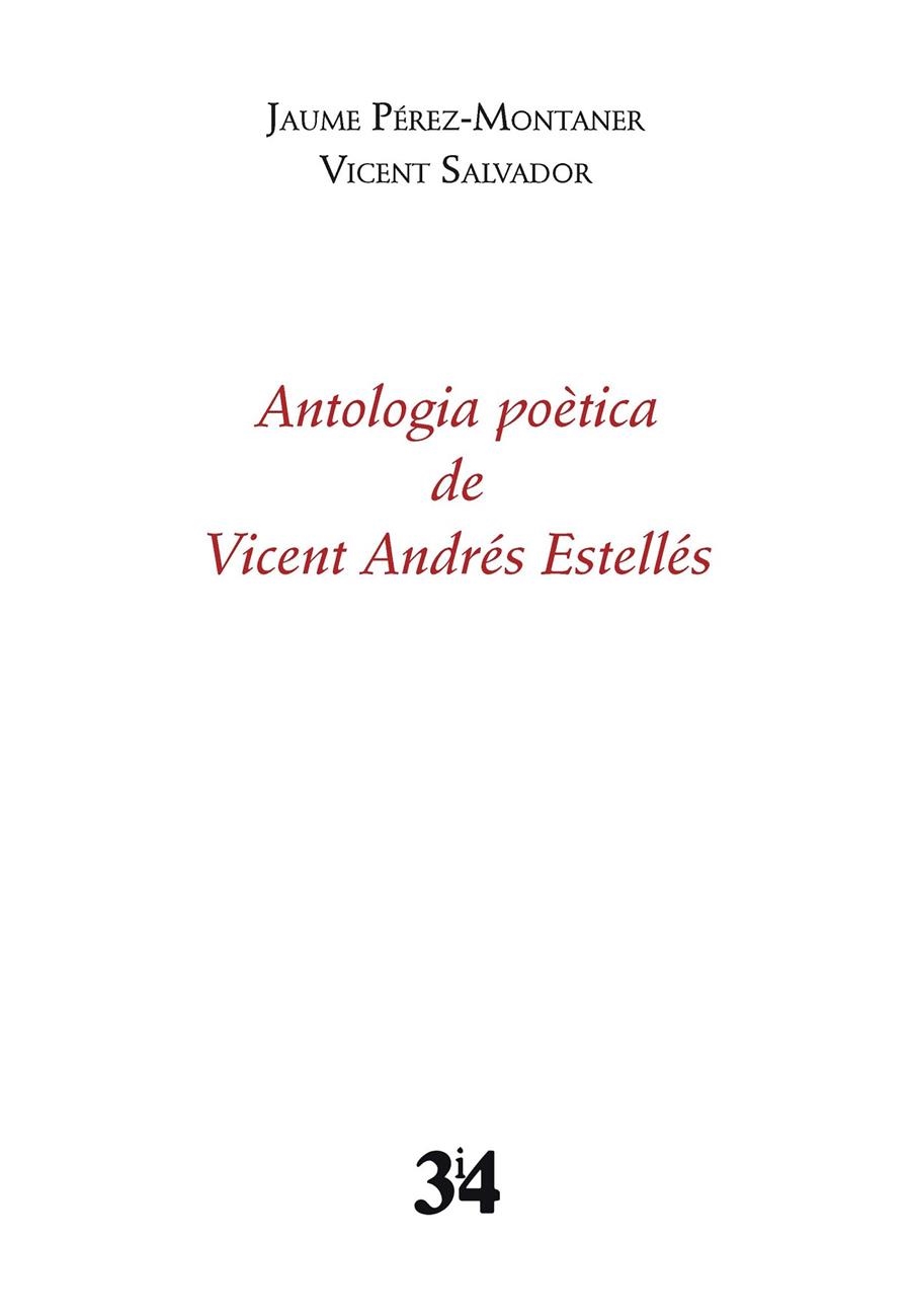 ANTOLOGIA POÈTICA DE VICENT ANDRÉS ESTELLÉS | 9788475029795 | Andrés Estellés, Vicent | Llibres.cat | Llibreria online en català | La Impossible Llibreters Barcelona