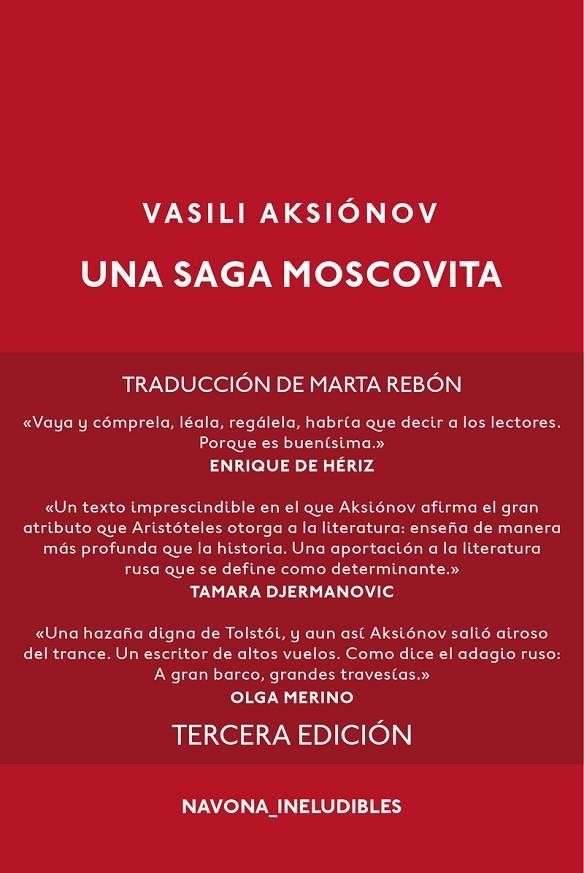 Una saga moscovita | 9788416259311 | Aksionov, Vasili | Llibres.cat | Llibreria online en català | La Impossible Llibreters Barcelona