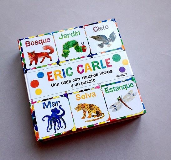 Una caja con muchos libros y un puzzle | 9788416126446 | Carle, Eric | Llibres.cat | Llibreria online en català | La Impossible Llibreters Barcelona