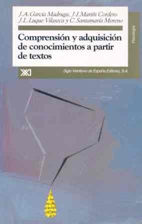 COMPRENSION Y ADQUISIC. DE CONOC. A PARTIR DE TEXT | 9788432308932 | GARCIA MADRUGA, JUAN ANTONIO ... [ET AL. | Llibres.cat | Llibreria online en català | La Impossible Llibreters Barcelona