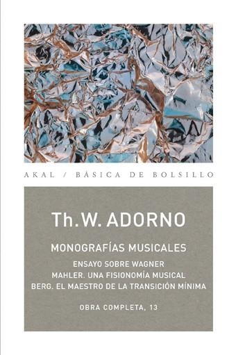 Monografías musicales | 9788446016724 | Adorno, Theodor W. | Llibres.cat | Llibreria online en català | La Impossible Llibreters Barcelona