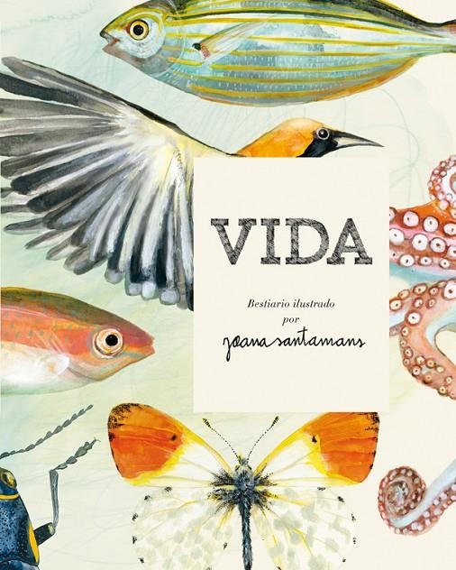 Vida. Bestiario ilustrado por Joana Santamans | 9788416670017 | Joana Santamans | Llibres.cat | Llibreria online en català | La Impossible Llibreters Barcelona