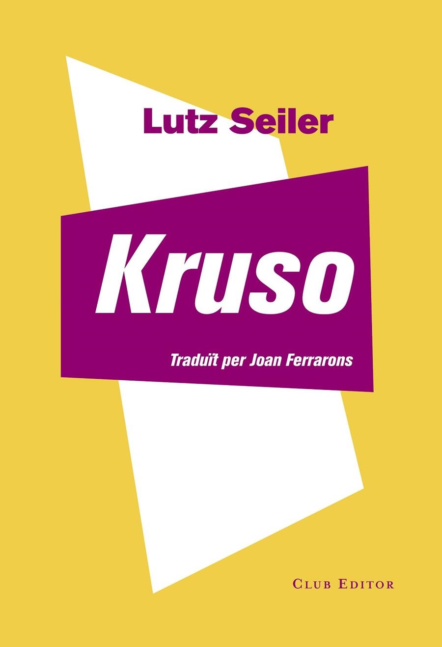 KRUSO  | 9788473292122 | Lutz Seiler | Llibres.cat | Llibreria online en català | La Impossible Llibreters Barcelona