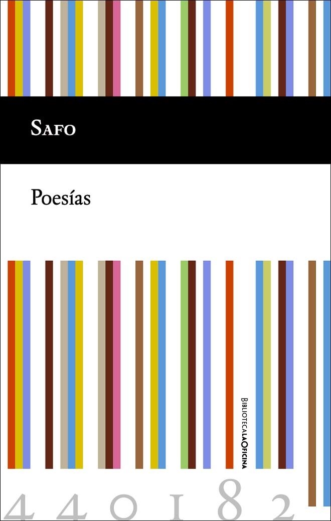 Safo Poesías | 9788494440182 | de Mitilene, Safo | Llibres.cat | Llibreria online en català | La Impossible Llibreters Barcelona