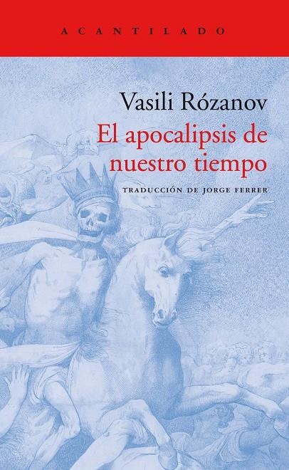 El apocalipsis de nuestro tiempo | 9788416748525 | Rózanov, Vasili | Llibres.cat | Llibreria online en català | La Impossible Llibreters Barcelona