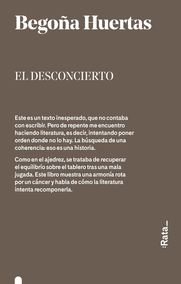 El desconcierto | 9788416738311 | Begoña Huertas | Llibres.cat | Llibreria online en català | La Impossible Llibreters Barcelona