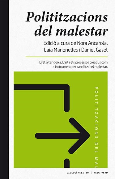 Polititzacions del malestar. Dret a l'angoixa. L'art i els processos creatius com a instrument per canalitzar el malestar | 9788416689538 | Gasol, Daniel/Ancarola, Nora/Manonelles Moner, Laia | Llibres.cat | Llibreria online en català | La Impossible Llibreters Barcelona