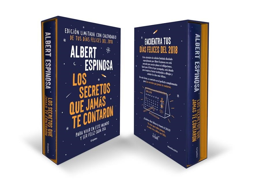 Edición especial con calendario 2018, Los secretos que jamás te contaron | 9788425355905 | Albert Espinosa | Llibres.cat | Llibreria online en català | La Impossible Llibreters Barcelona