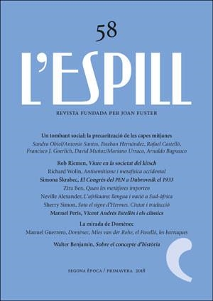 L'Espill 58 Un tombant social: la precarització de les capes mitjanes | 9788491342960 | Varios autores | Llibres.cat | Llibreria online en català | La Impossible Llibreters Barcelona