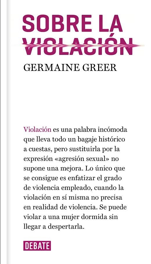 Sobre la violación | 9788417636036 | Greer, Germaine | Llibres.cat | Llibreria online en català | La Impossible Llibreters Barcelona