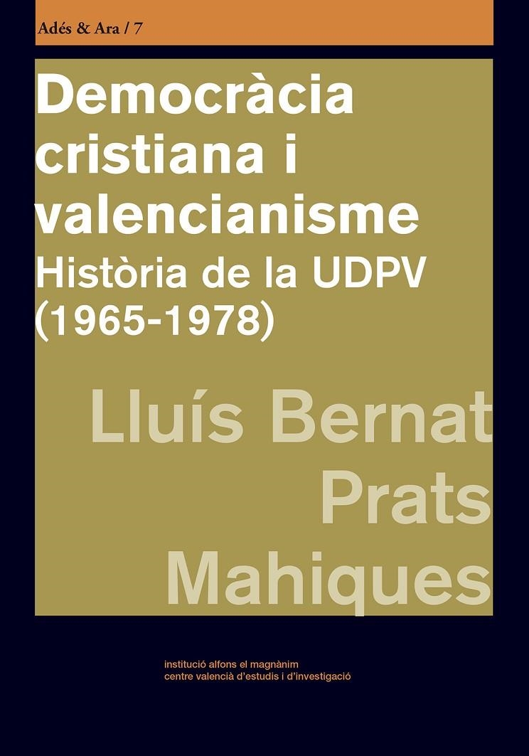 Democràcia cristiana i valencianisme | 9788478227914 | Prats Mahiques, Lluís Bernat | Llibres.cat | Llibreria online en català | La Impossible Llibreters Barcelona