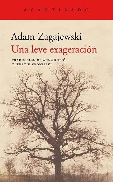 Una leve exageración | 9788417346980 | Zagajewski, Adam | Llibres.cat | Llibreria online en català | La Impossible Llibreters Barcelona