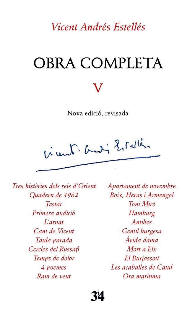 Obra completa V. Vicent Andrés Estellés | 9788416789986 | Vicent Andrés Estellés | Llibres.cat | Llibreria online en català | La Impossible Llibreters Barcelona