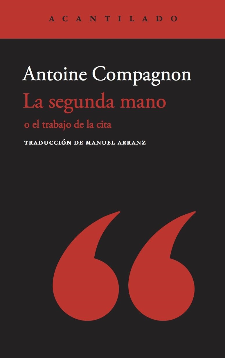 La segunda mano | 9788417902414 | Compagnon, Antoine | Llibres.cat | Llibreria online en català | La Impossible Llibreters Barcelona