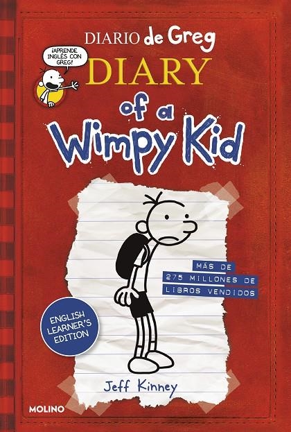 Diario de Greg 1. English Learner's Edition | 9788427299627 | Kinney Jeff | Llibres.cat | Llibreria online en català | La Impossible Llibreters Barcelona