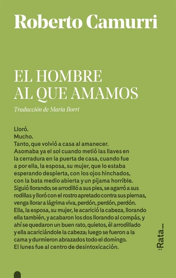 El hombre al que amamos | 9788416738540 | Camurri, Roberto | Llibres.cat | Llibreria online en català | La Impossible Llibreters Barcelona