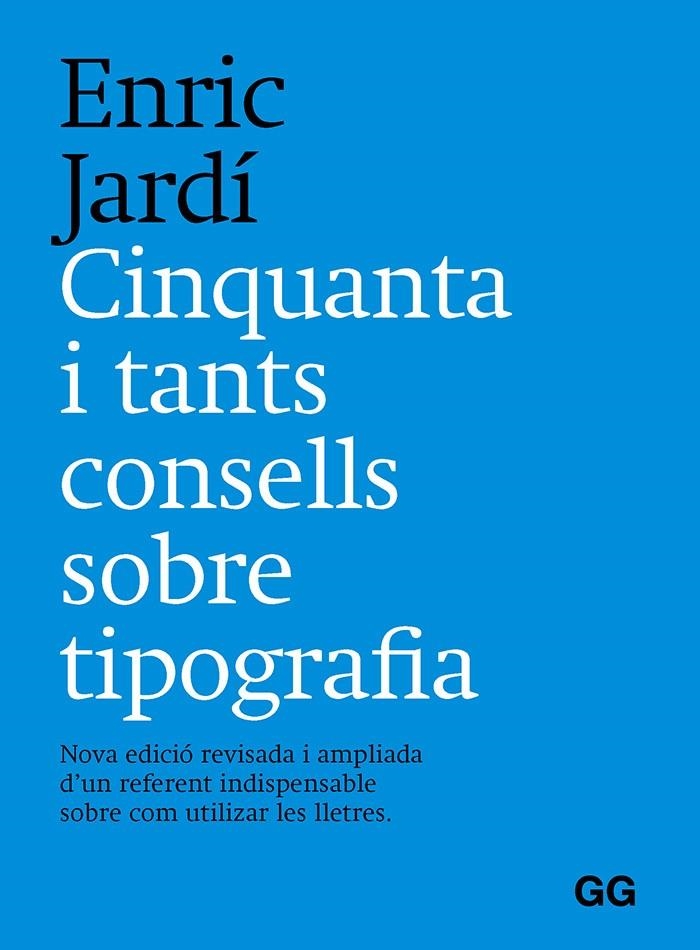 Cinquanta y tants consells sobre tipografía | 9788425233401 | Jardí i Soler, Enric | Llibres.cat | Llibreria online en català | La Impossible Llibreters Barcelona