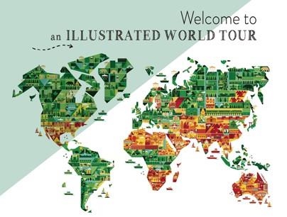 Welcome to an ILLUSTRATED WORLD TOUR | 9788417557430 | Llibres.cat | Llibreria online en català | La Impossible Llibreters Barcelona