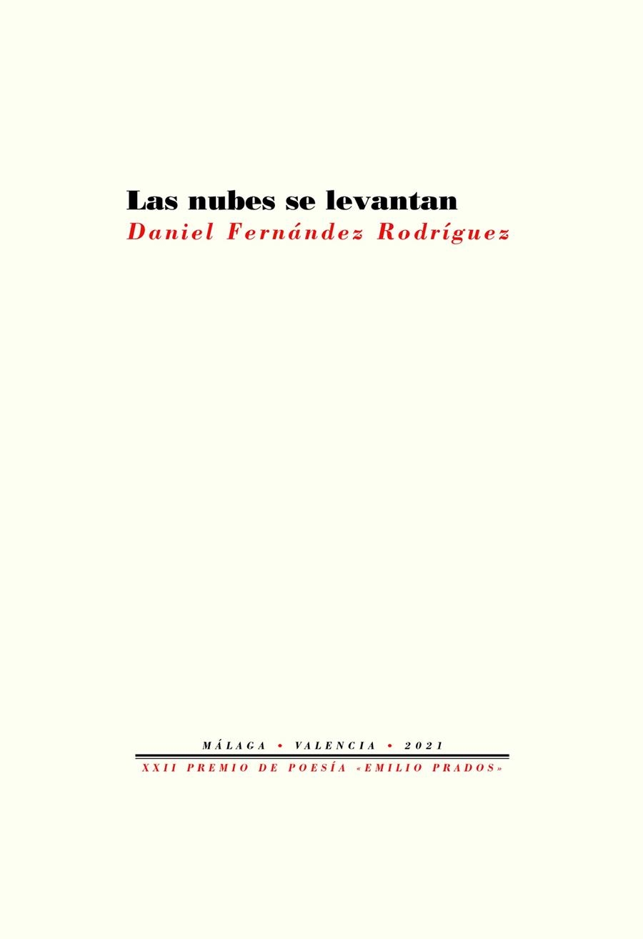 Las nubes se levantan | 9788418935411 | Fernández Rodríguez, Daniel | Llibres.cat | Llibreria online en català | La Impossible Llibreters Barcelona