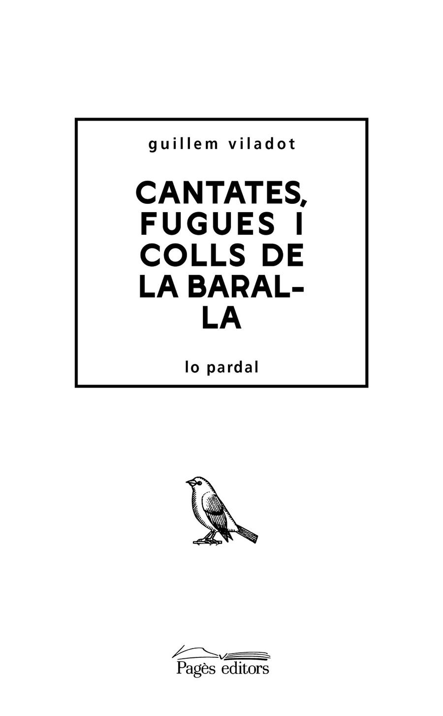 Cantates, fugues i colls de la baralla | 9788413033303 | Viladot Puig, Guillem | Llibres.cat | Llibreria online en català | La Impossible Llibreters Barcelona