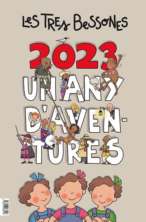 Un any d'aventures. Calendari 2023 de Les Tres Bessones | 9788418288418 | Capdevila i Valls, Roser | Llibres.cat | Llibreria online en català | La Impossible Llibreters Barcelona