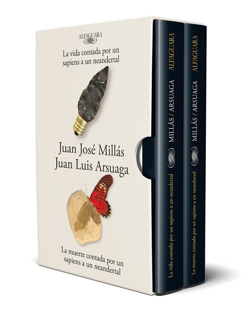 Estuche La vida y la muerte contadas por un sapiens a un neandertal | 9788420463896 | Millás, Juan José/Arsuaga, Juan Luis | Llibres.cat | Llibreria online en català | La Impossible Llibreters Barcelona